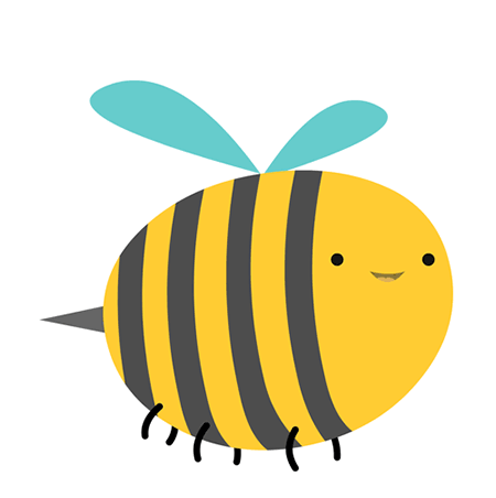 floating bee